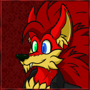 An icon for a red hedgehog