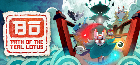 Bō: Path of the Teal Lotus's key art and banner