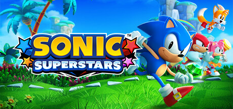 Logo and Steam Library header art for Sonic Superstars