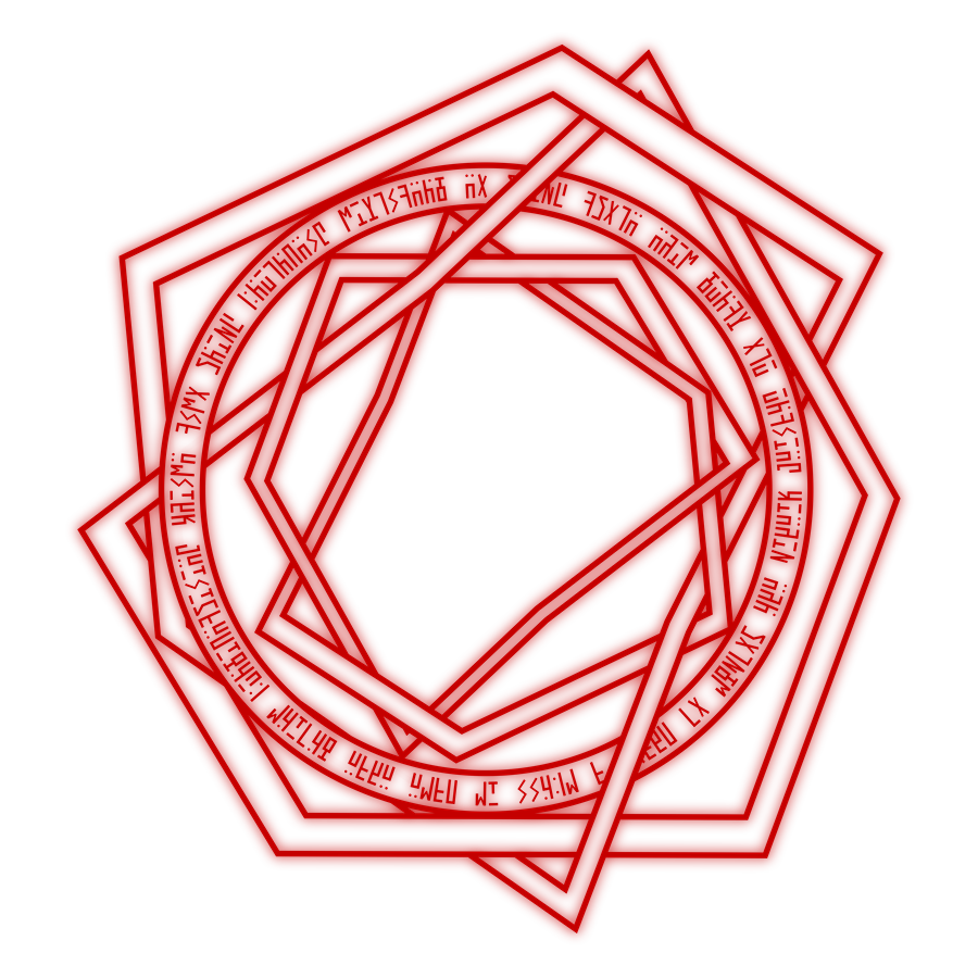 A red magic circle